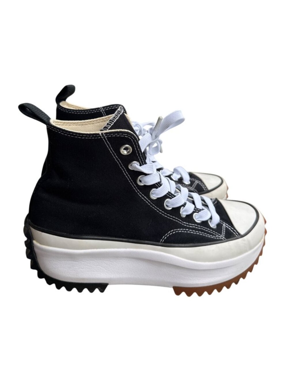 Converse Run Star Hike 166800C Black Platform High Tops Mens 7 Womens 8.5